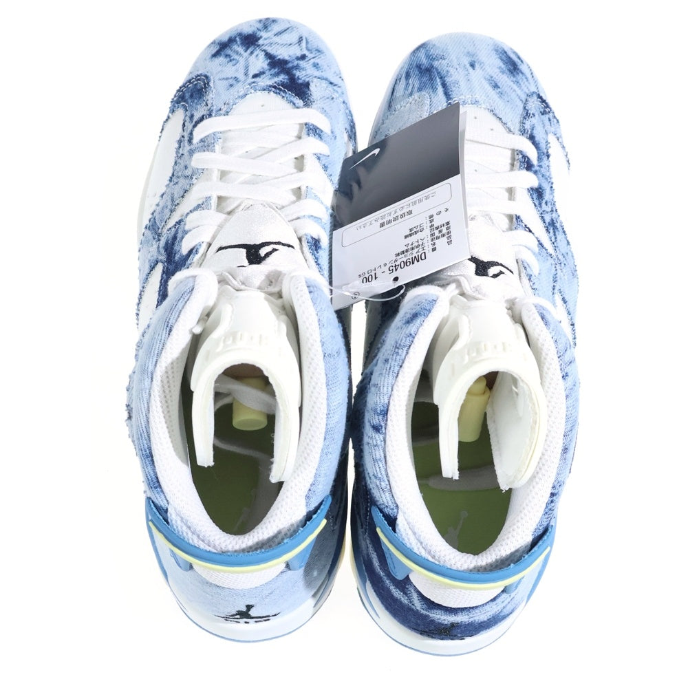 NIKE(ナイキ) AIR JORDAN 6 WASHED DENIM DM9045-100 エアジョーダン6 ウォッシュドデニム ハイカットスニーカー US7/25.0cm