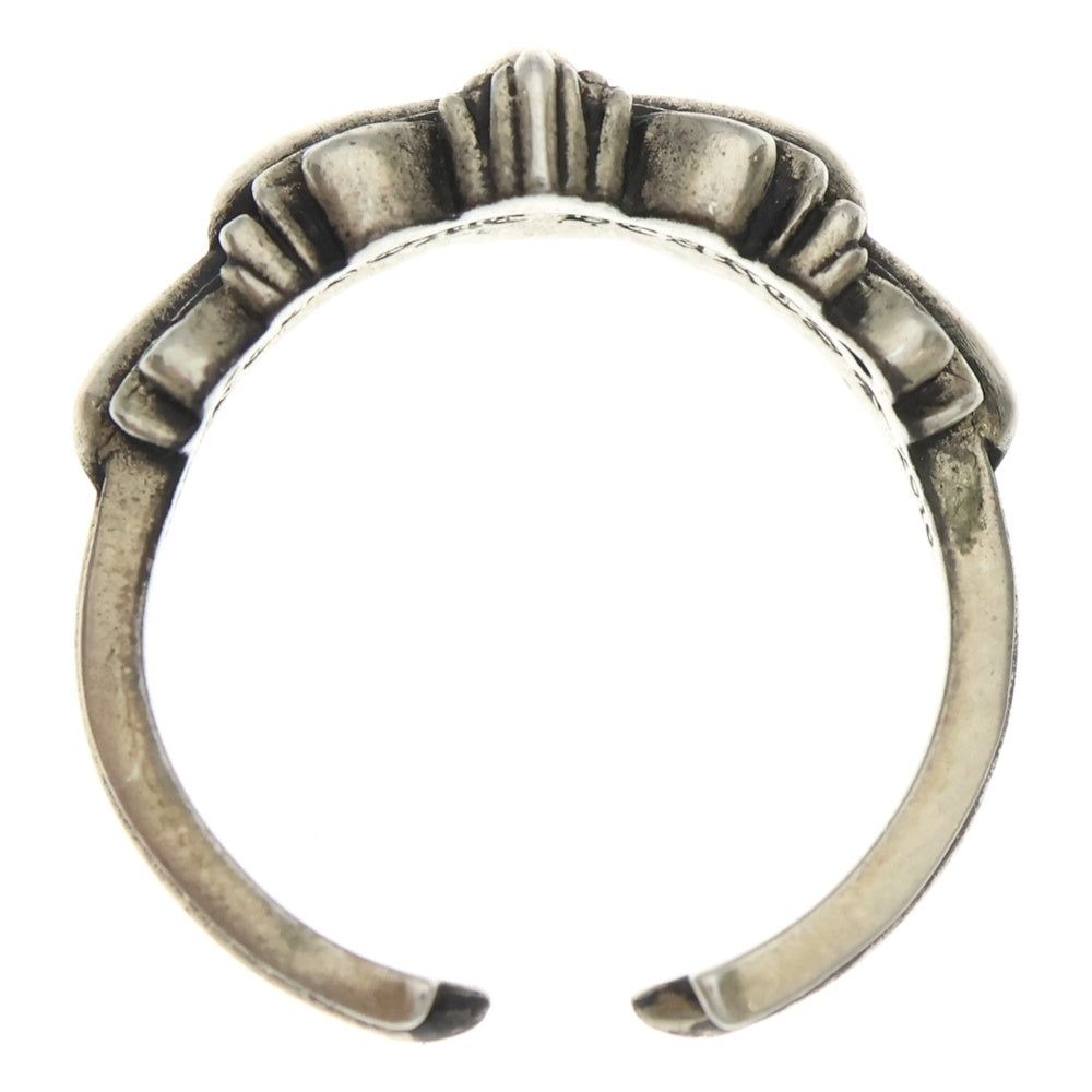 CHROME HEARTS(クロムハーツ) BABY CLASSIC OPEN ベイビークラシックフローラルクロス オープンリング シルバー