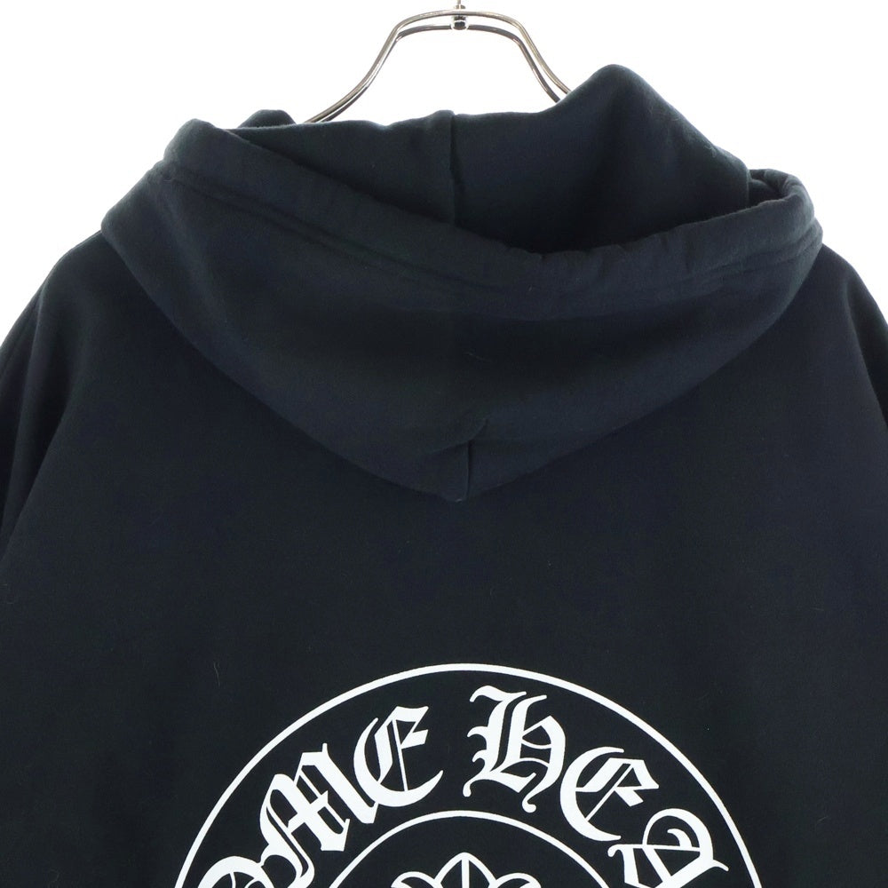 CHROME HEARTS(クロムハーツ) 東京限定 両面プリント ホースシュー プルオーバーパーカー ブラック