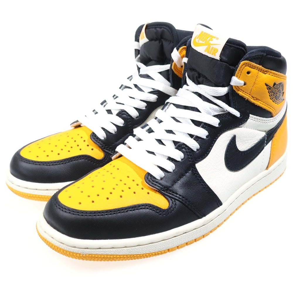 NIKE(ナイキ) AIR JORDAN 1 RETRO HIGH OG TAXI 555088-711 エアジョーダン 1 レトロ タクシー ハイカットスニーカー シューズ イエロー/ブラック US8/26cm