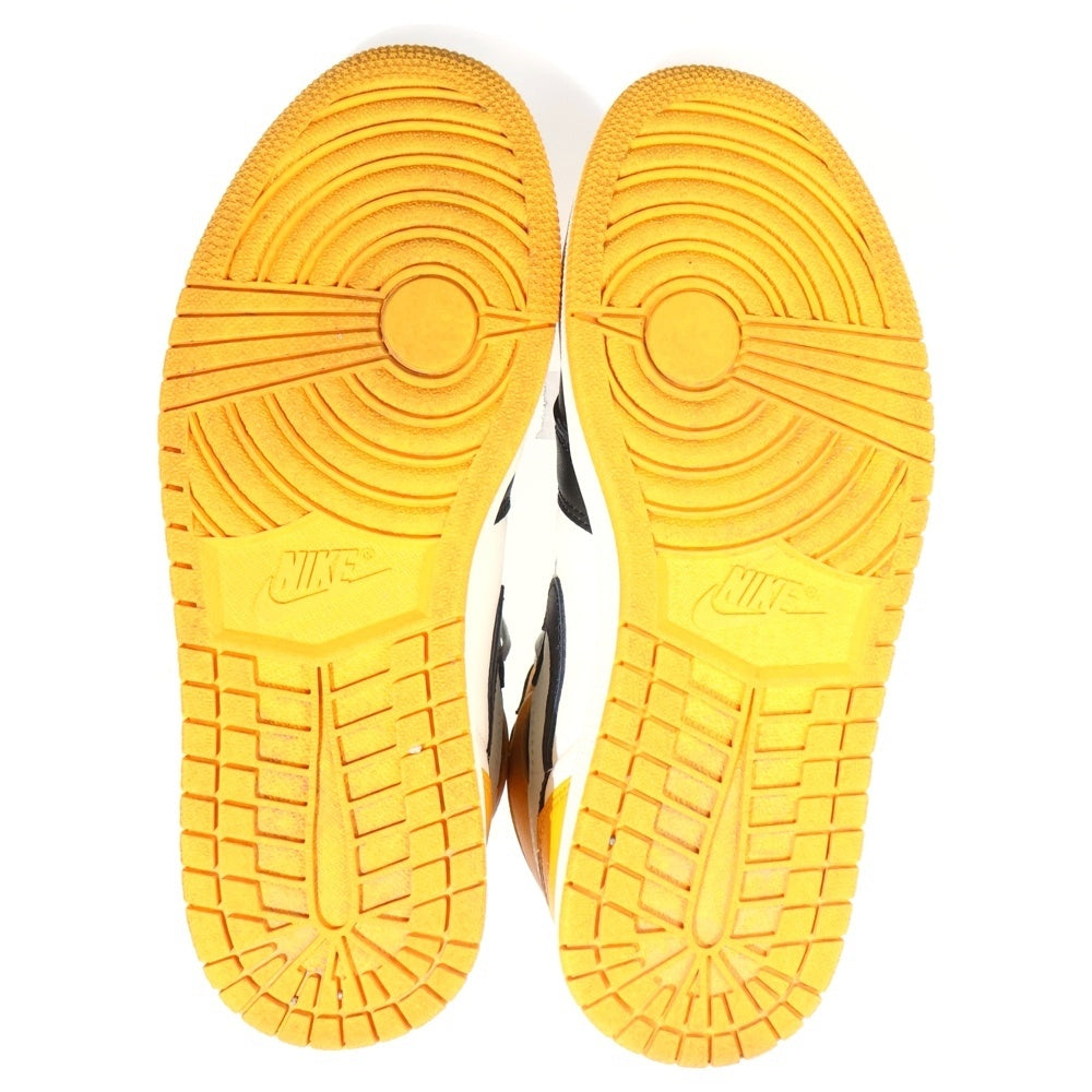 NIKE(ナイキ) AIR JORDAN 1 RETRO HIGH OG TAXI 555088-711 エアジョーダン 1 レトロ タクシー ハイカットスニーカー シューズ イエロー/ブラック US8/26cm