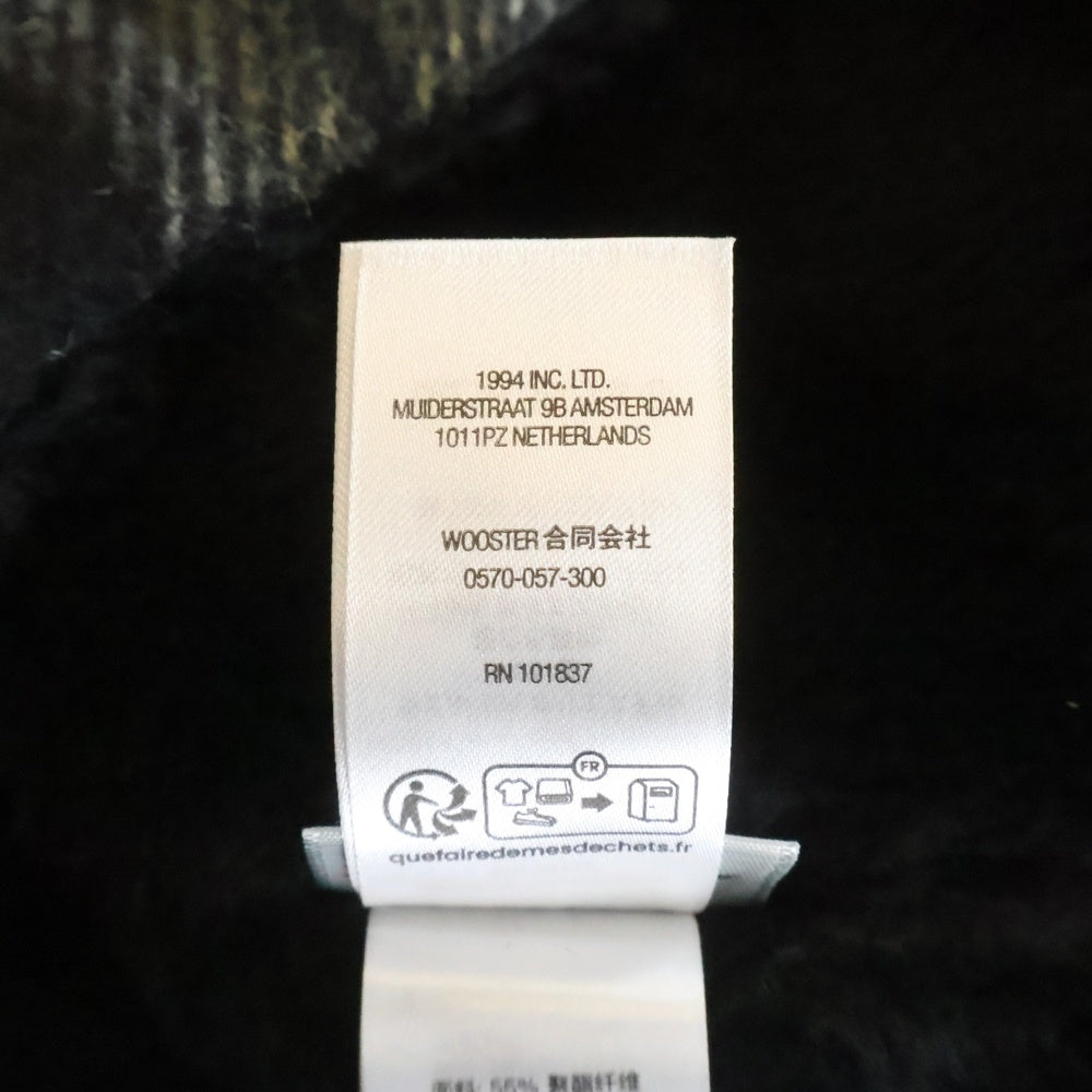 SUPREME(シュプリーム) 25AW Plaid Car Coat プレイドカーコート チェック裏ボアコート ブラック/ホワイト