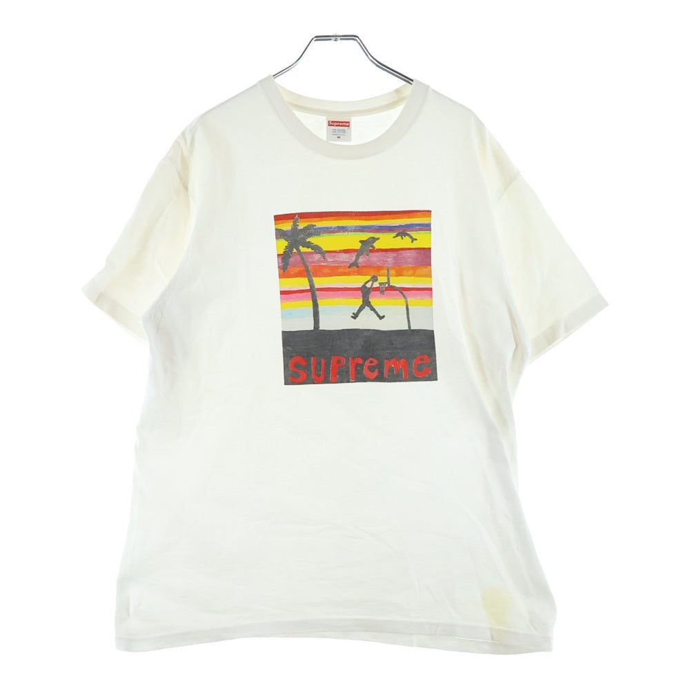 SUPREME(シュプリーム) 21SS Dunk Tee フロントプリント半袖Tシャツ ホワイト