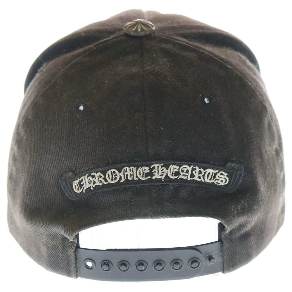 CHROME HEARTS(クロムハーツ) 3RS リチャードスターク刺繍 キャップ 帽子 ブラック