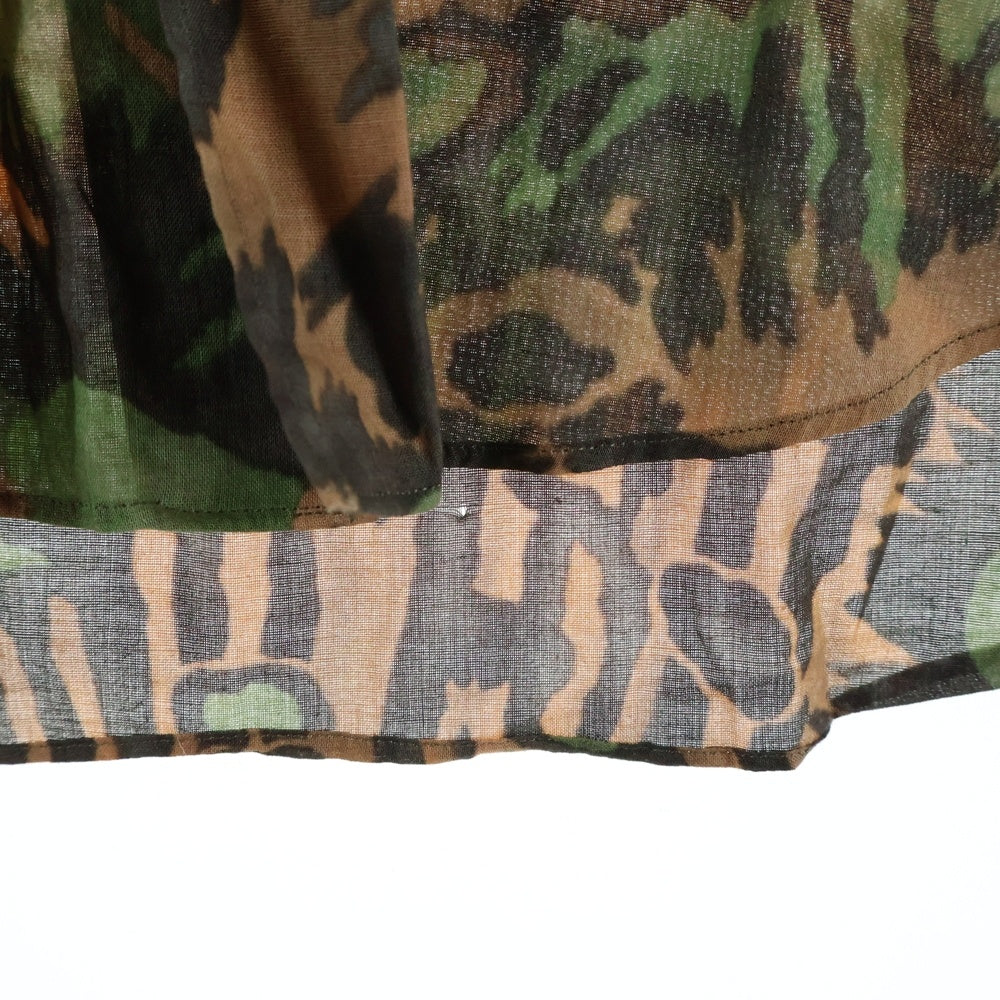 COMME des GARCONS HOMME(コムデギャルソンオム) カモフラ長袖シャツ IB-100010 カーキ