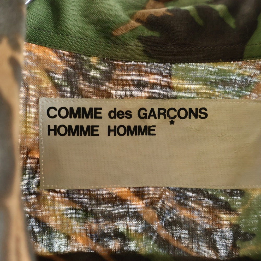 COMME des GARCONS HOMME(コムデギャルソンオム) カモフラ長袖シャツ IB-100010 カーキ
