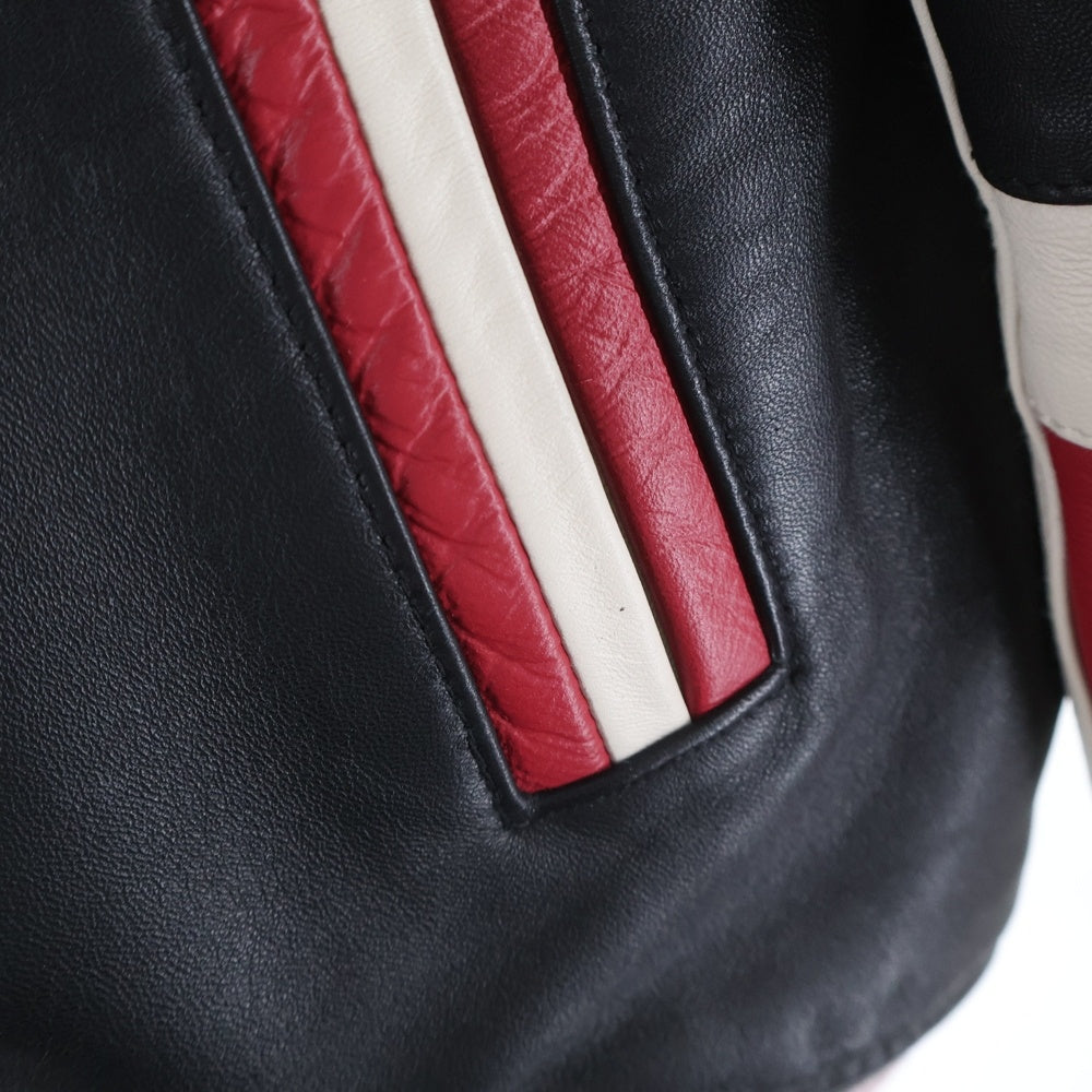 AVIREX(アヴィレックス) VARSITY JACKET RED AXES バーシティジャケット レッドアクシズ レザージャケット 783-5150012 ブラック/レッド