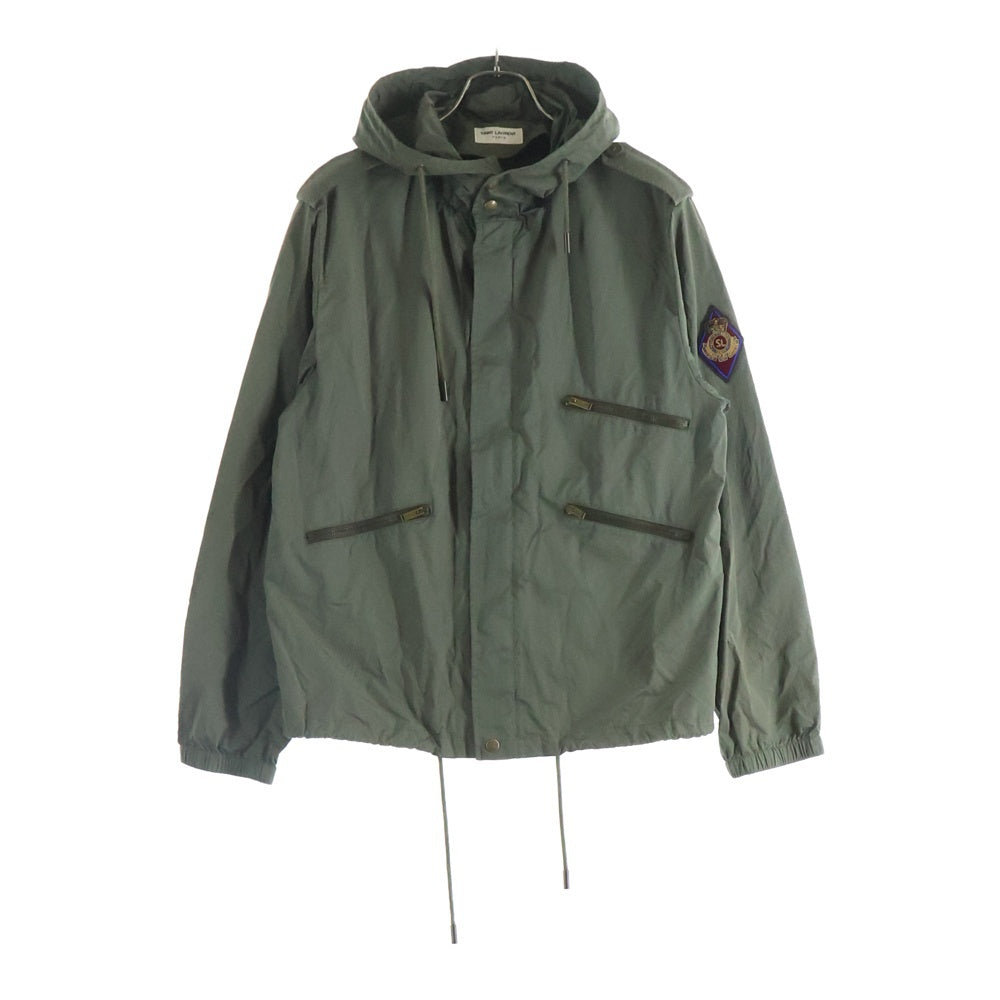 SAINT LAURENT PARIS(サンローランパリ) 19SS MILITARY GREEN BADGE