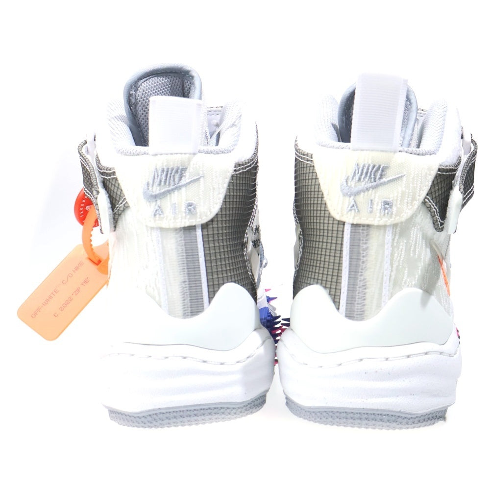 NIKE(ナイキ) ×OFF-WHITE AIR FORCE 1 MID DO06290-100 オフホワイト エアフォースワン ミッドカットスニーカー ホワイト US8/26.0cm