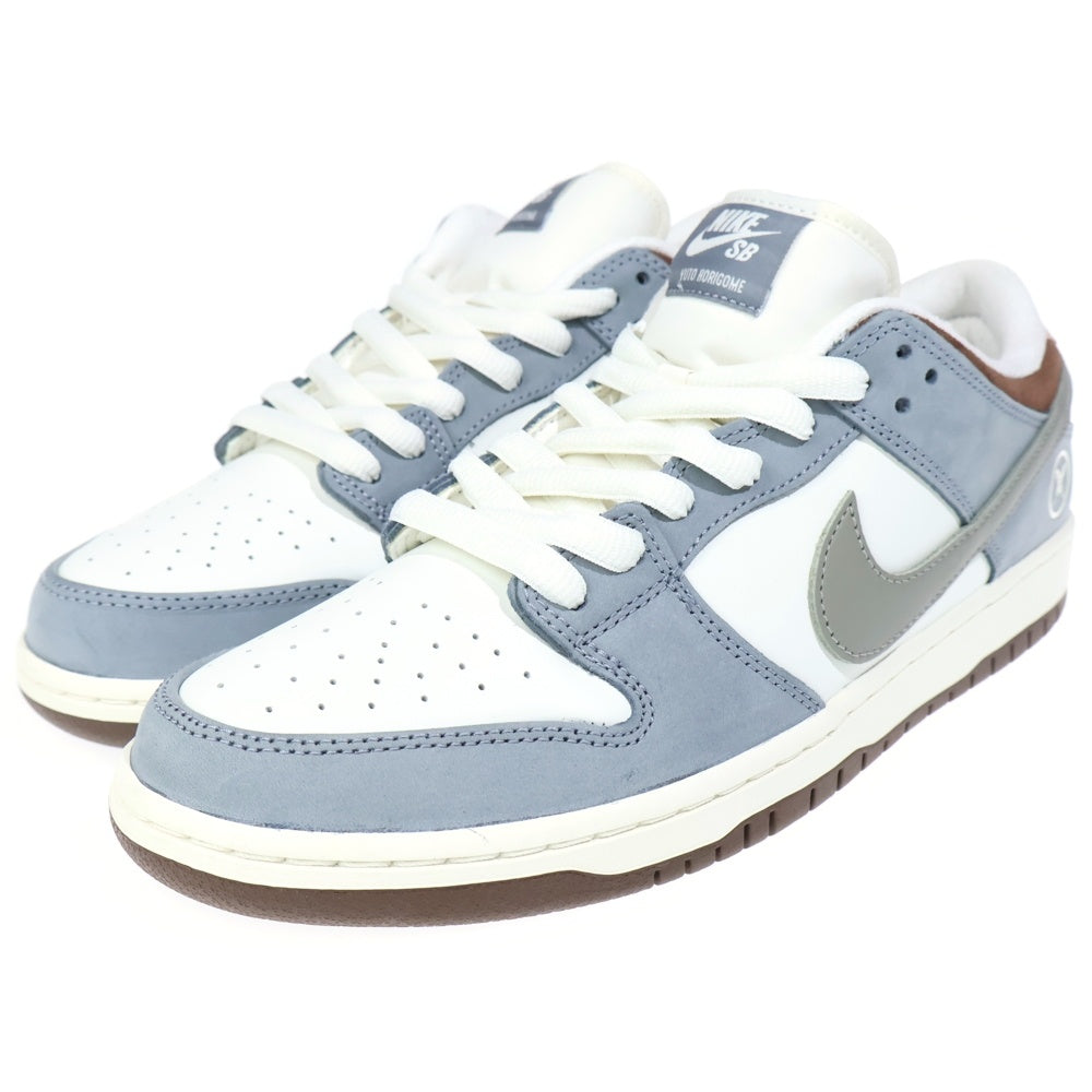 NIKE(ナイキ) ×Yuto Horigome SB Dunk Low WOLF GREY ユウト ホリゴメ エスビーダンクロウ ローカットスニーカー グレー/ホワイト/ブラウン US11/29cm FQ1180-001