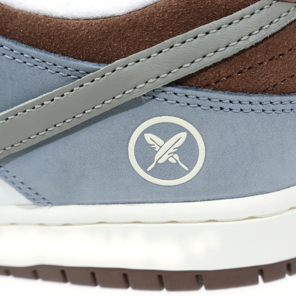 NIKE(ナイキ) ×Yuto Horigome SB Dunk Low WOLF GREY ユウト ホリゴメ エスビーダンクロウ ローカットスニーカー グレー/ホワイト/ブラウン US11/29cm FQ1180-001