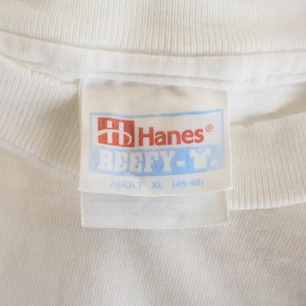 VINTAGE(ヴィンテージ) 90s Apple Been There アップル フロントプリント半袖Tシャツ ホワイト