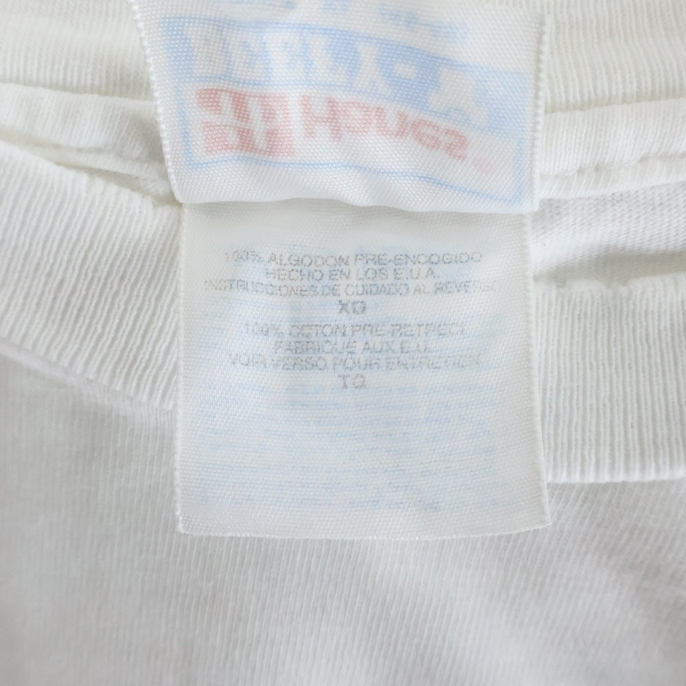 VINTAGE(ヴィンテージ) 90s Apple Been There アップル フロントプリント半袖Tシャツ ホワイト