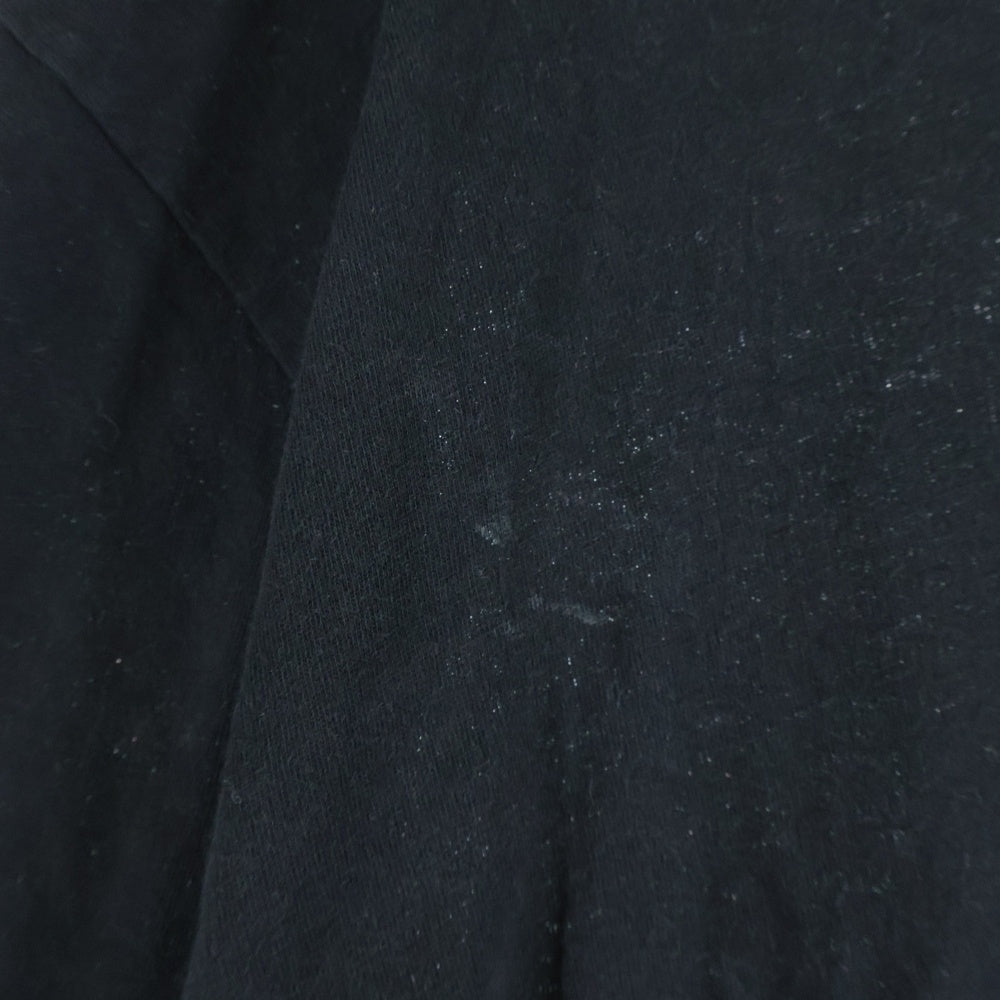 SAINT LAURENT PARIS(サンローランパリ) 19SS フロントロゴ クルーネック半袖Tシャツ カットソー ブラック 551404 YB2ZO