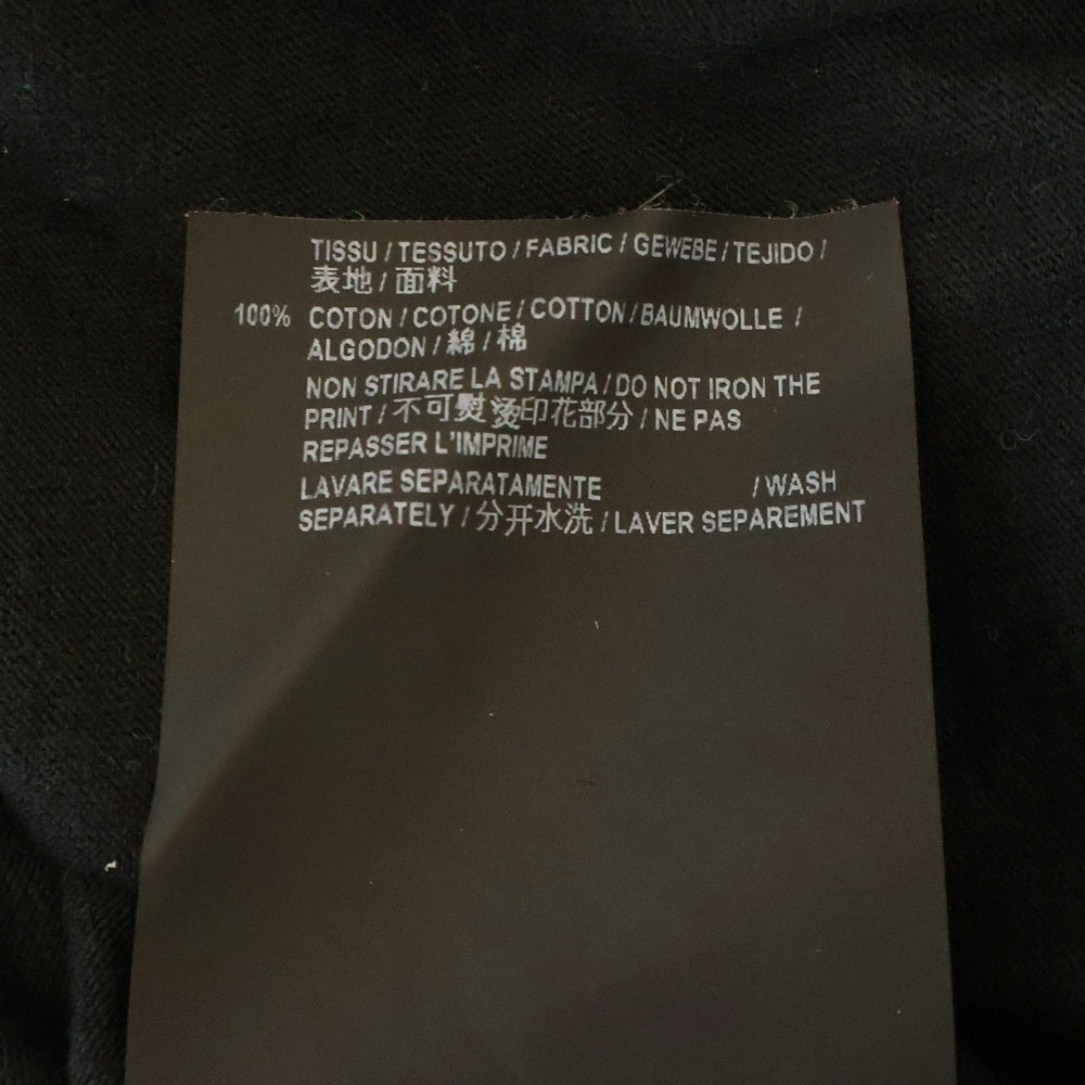 SAINT LAURENT PARIS(サンローランパリ) 19SS フロントロゴ クルーネック半袖Tシャツ カットソー ブラック 551404 YB2ZO