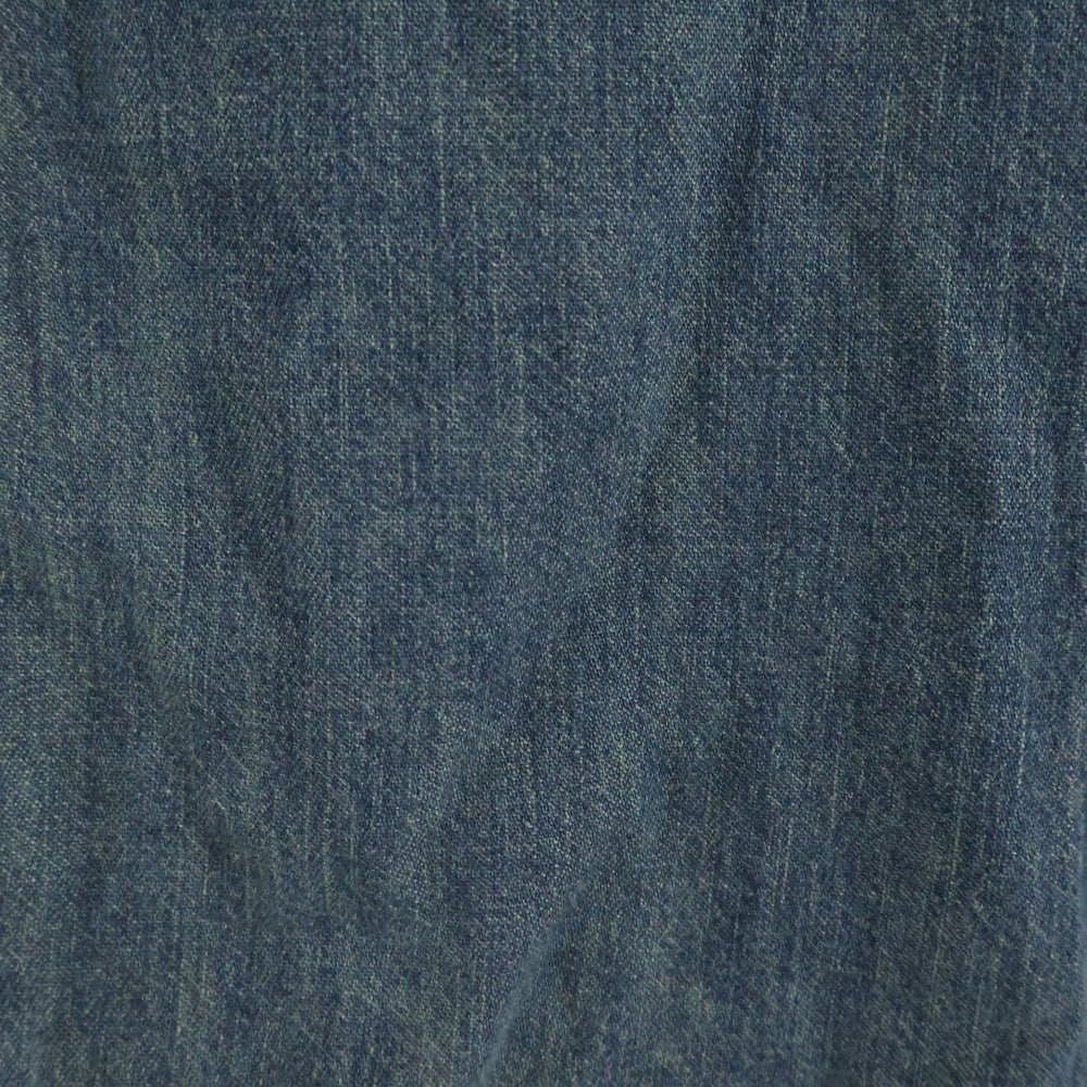 SAINT LAURENT PARIS(サンローランパリ) 19SS 花柄刺繍 長袖デニムシャツ インディゴ 530376 YK880