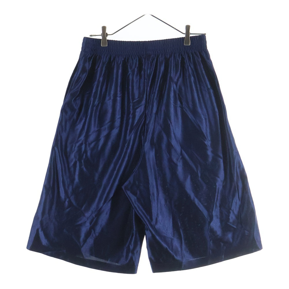 BALENCIAGA(バレンシアガ) UNITY SPORTS ICON PANT BASKETBALL フロントロゴプリント ショートパンツ ネイビー 795260 TOVX3