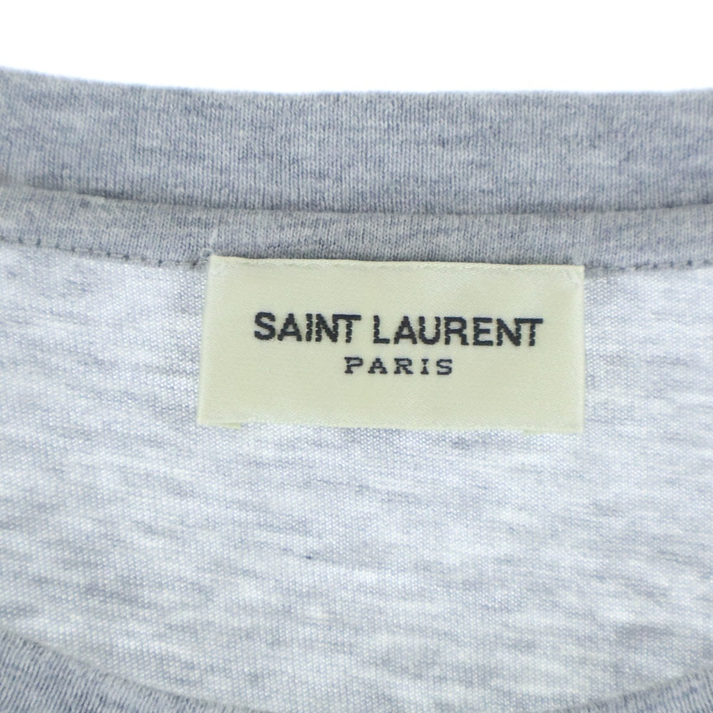 SAINT LAURENT PARIS(サンローランパリ) 19SS ロゴ 半袖Tシャツ カットソー ブラック 464572 YB2DQ