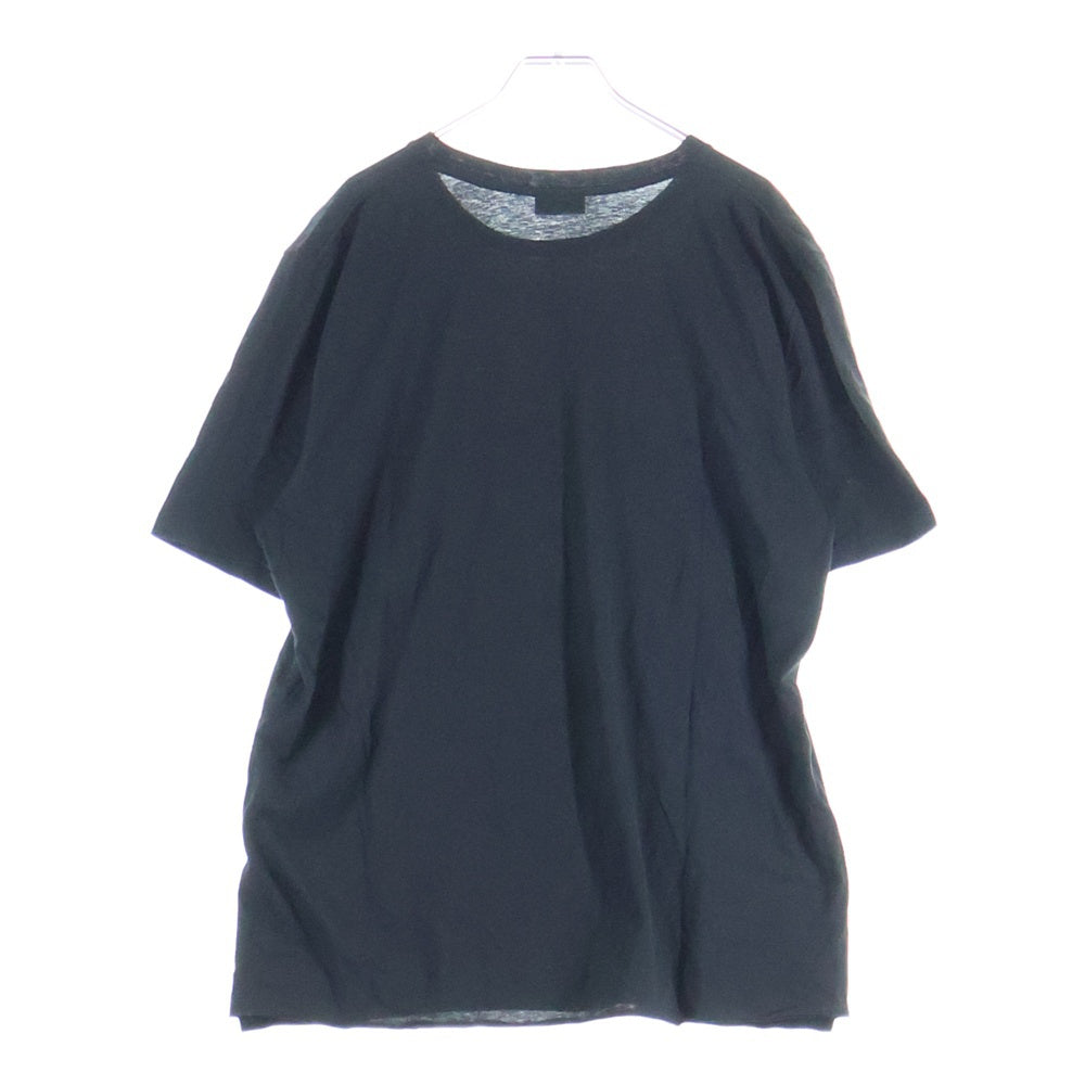 SAINT LAURENT PARIS(サンローランパリ) 20SS フロントプリント 半袖Tシャツカットソー ブラック 603286 YBPQ2