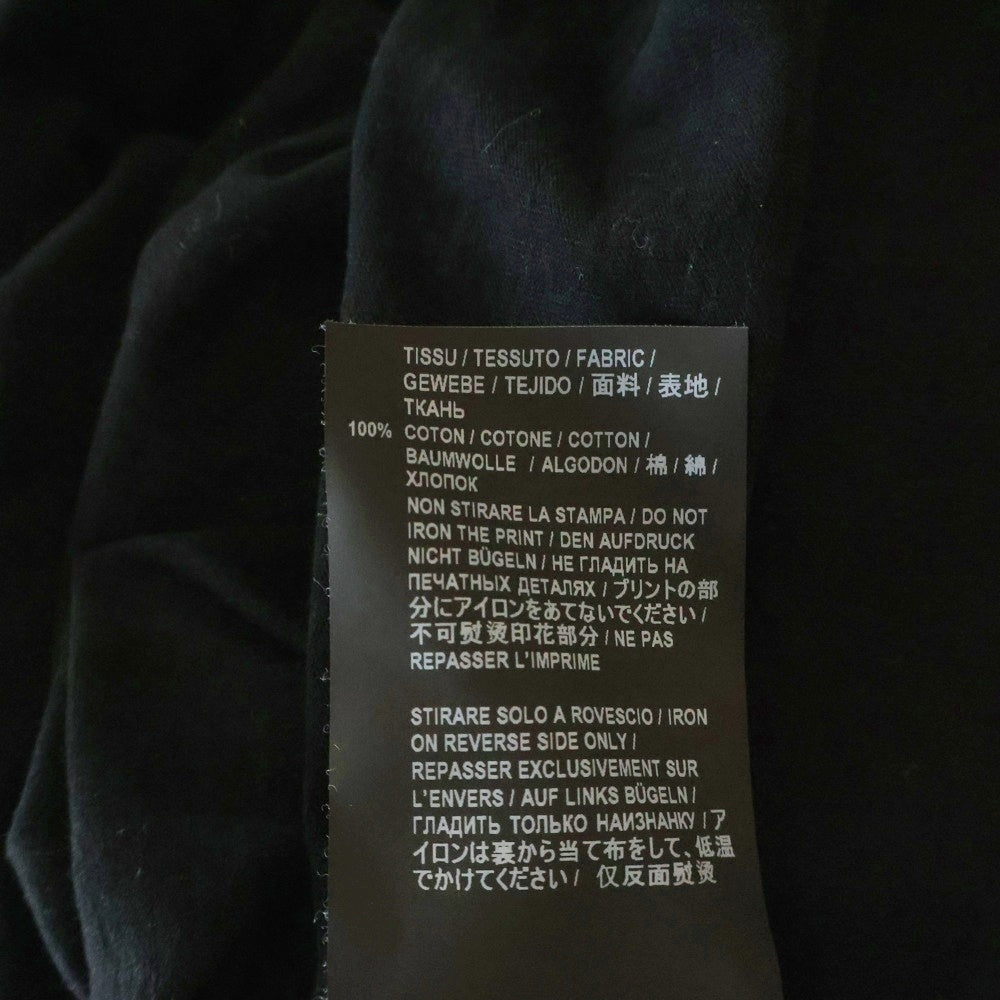 SAINT LAURENT PARIS(サンローランパリ) 20SS フロントプリント 半袖Tシャツカットソー ブラック 603286 YBPQ2