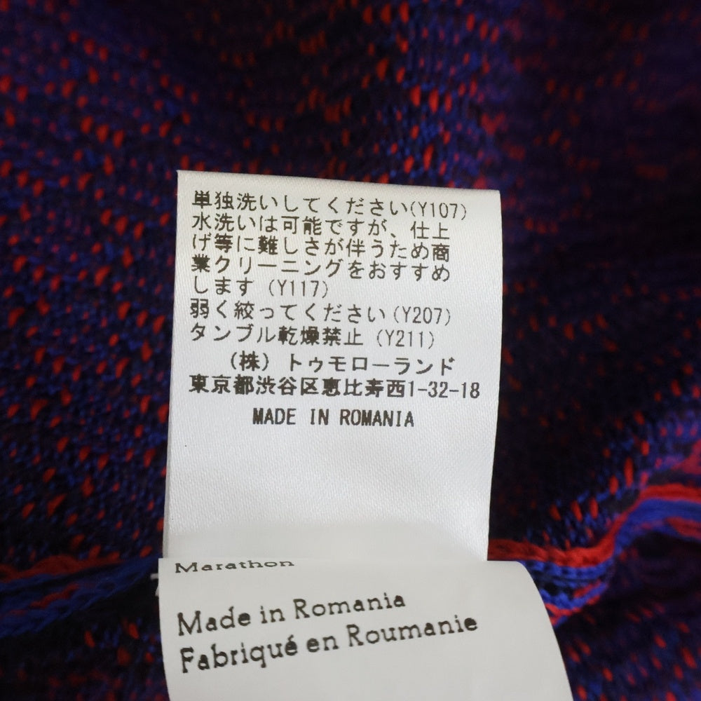 Wales Bonner(ウェールズ ボナー) 総柄 ポリエステル 長袖シャツ パープル 52-03-42-03038