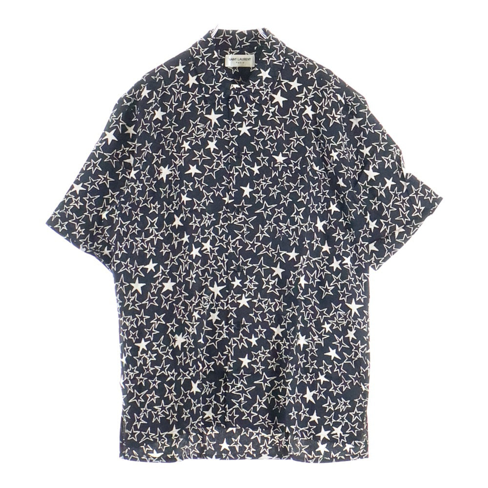 SAINT LAURENT PARIS(サンローランパリ) 19SS スター総柄サテンシルク