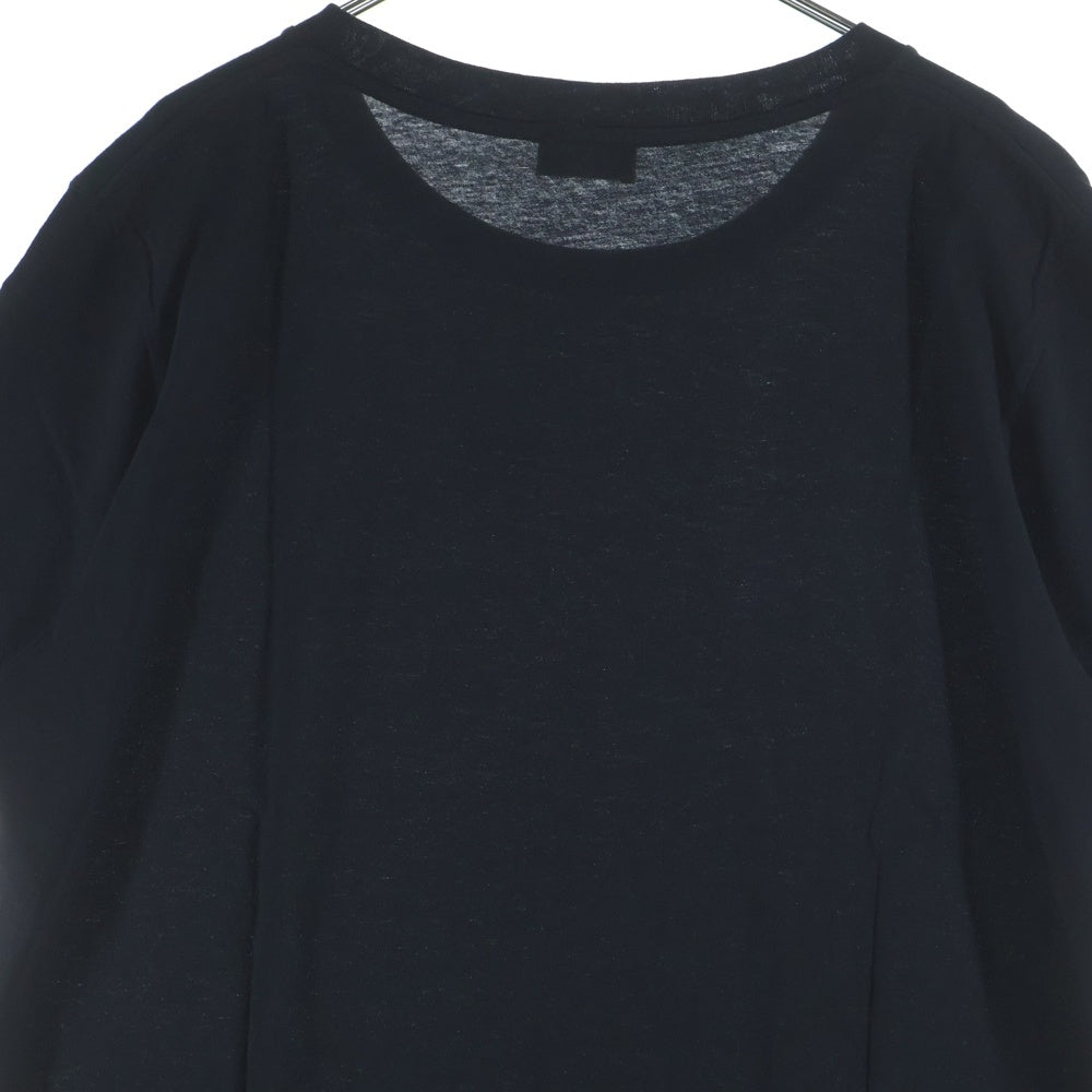 SAINT LAURENT PARIS(サンローランパリ) 19SS フロントローズ&スネークハート 530209 YB2WD クルーネック半袖Tシャツ ブラック