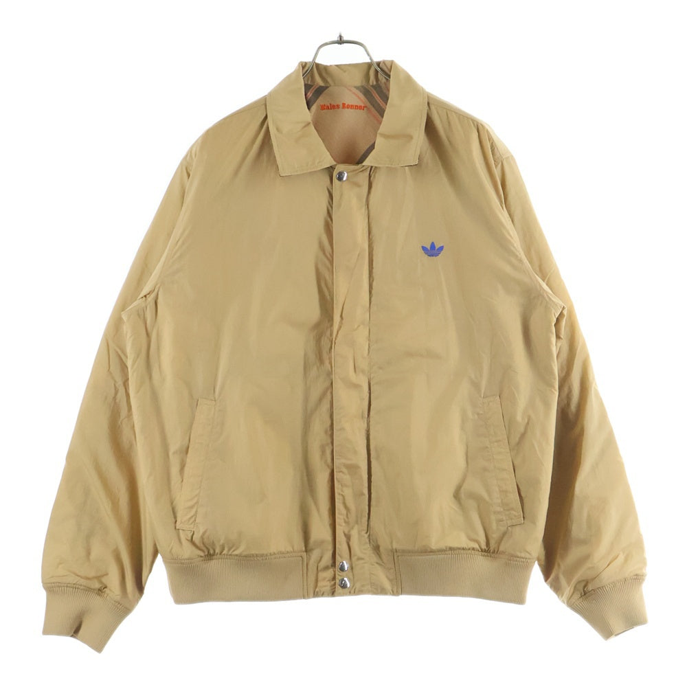 Wales Bonner(ウェールズ ボナー) 24SS ×ADIDAS アディダス リバーシブル ハリスジャケット ベージュ IW3601