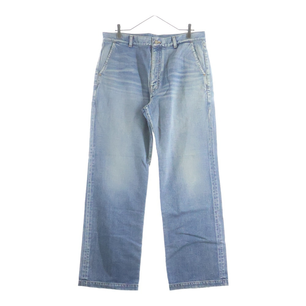 SAINT LAURENT PARIS(サンローランパリ) 23SS High Waist Straight Denim Pants ハイウェスト ストレート デニムパンツ 706567 Y11MA