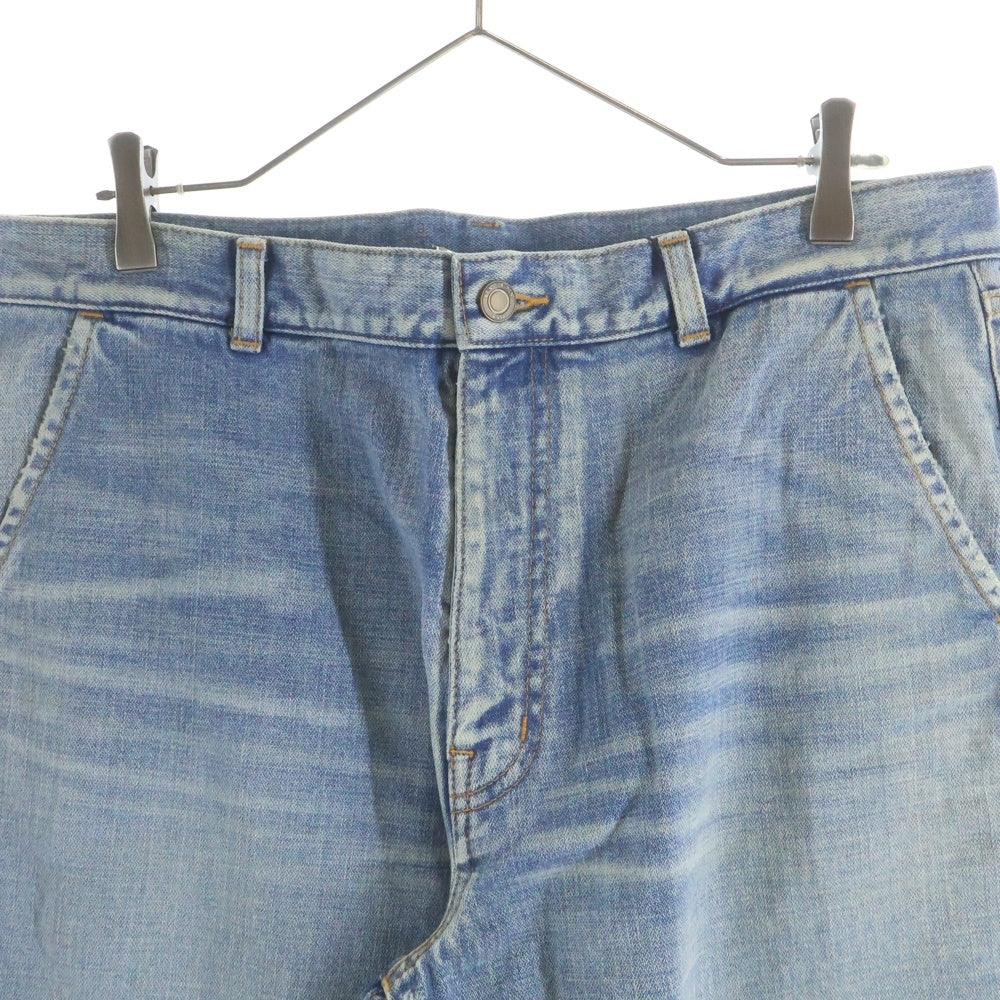 SAINT LAURENT PARIS(サンローランパリ) 23SS High Waist Straight Denim Pants ハイウェスト ストレート デニムパンツ 706567 Y11MA