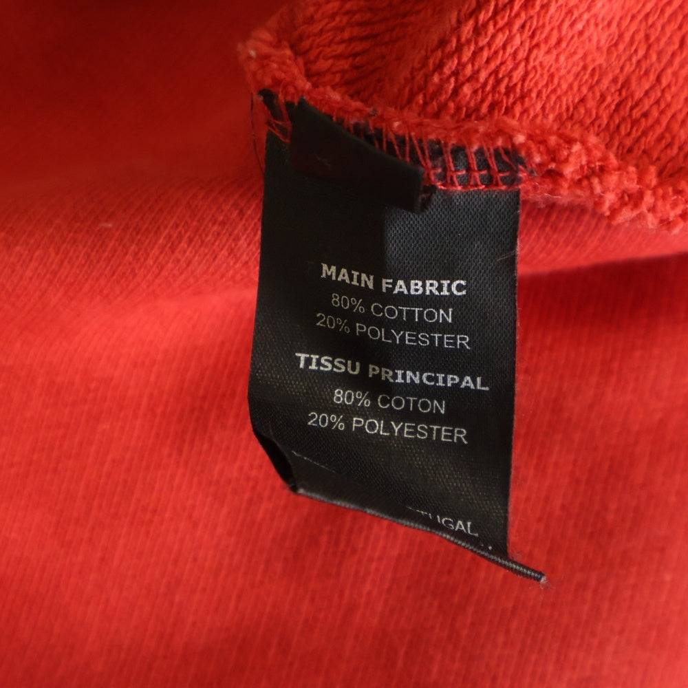 VETEMENTS(ヴェトモン) ×TOMMY HILFIGER フロントプリント プルオーバーパーカー レッド WSS18TR29