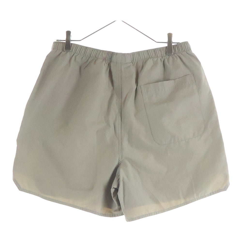 ESSENTIEL Antwerp(エッセンシャル アントワープ) フェルトロゴ ナイロン ショートパンツ ベージュ