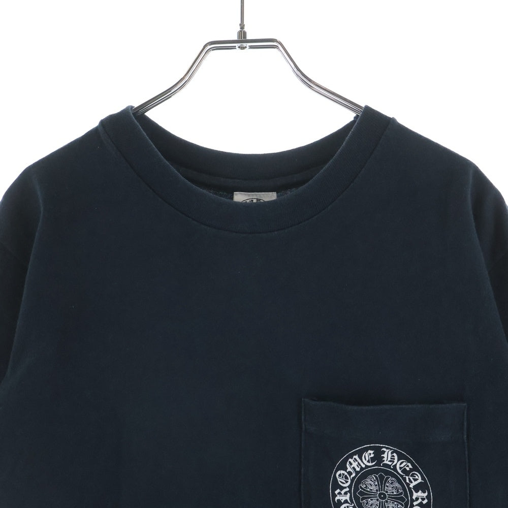 CHROME HEARTS(クロムハーツ) OLD バックセメタリープリント 半袖ポケットTシャツ カットソー ブラック