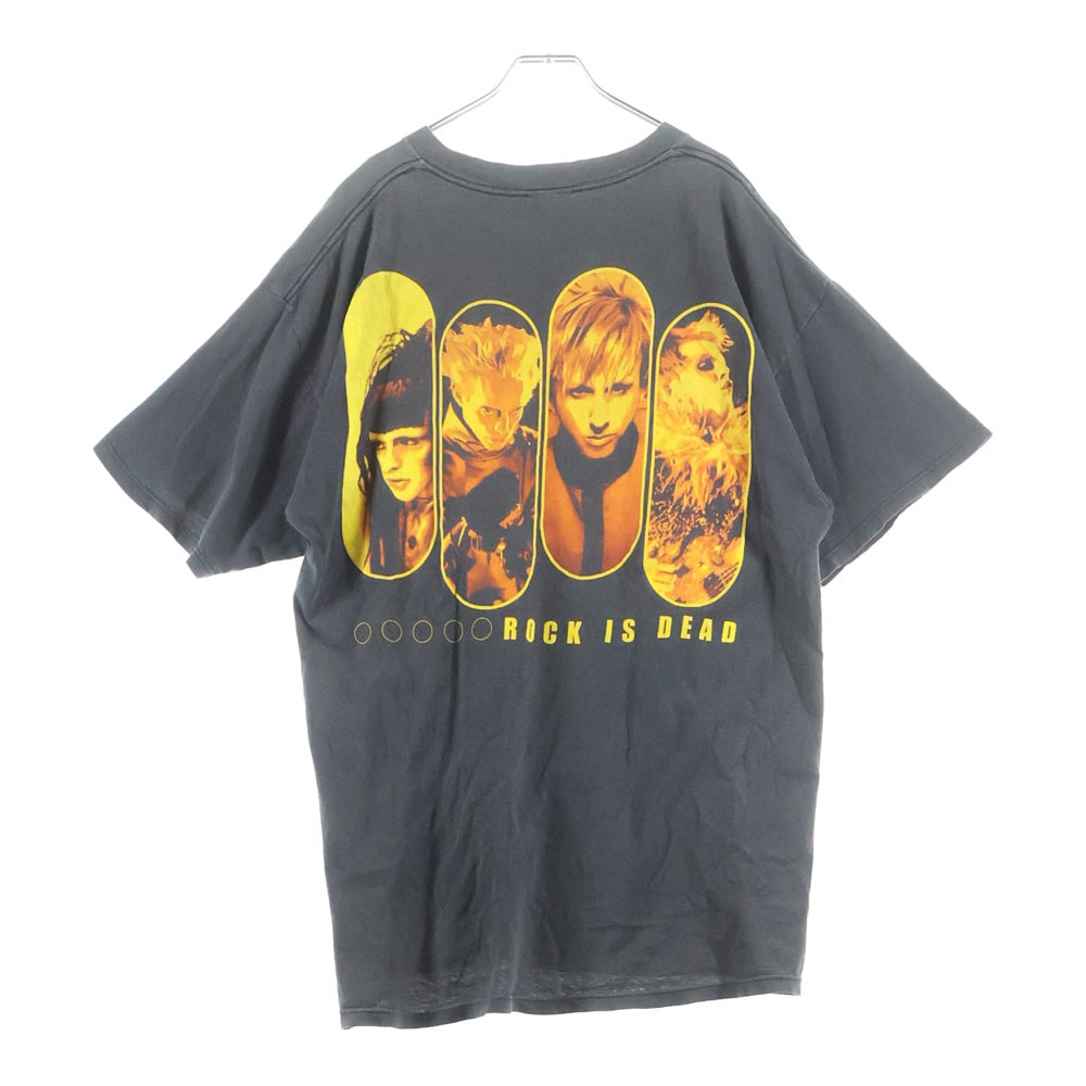 VINTAGE(ヴィンテージ) 90s MARILYN MANSON ROCK IS DEAD マリリンマンソン プリント 半袖Tシャツカットソー ブラック