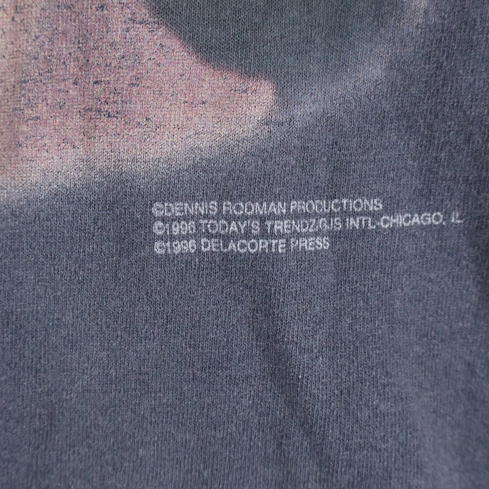 VINTAGE(ヴィンテージ) 90s DENIS RODMAN デニスロッドマン フロントプリント 半袖Tシャツカットソー ブラック