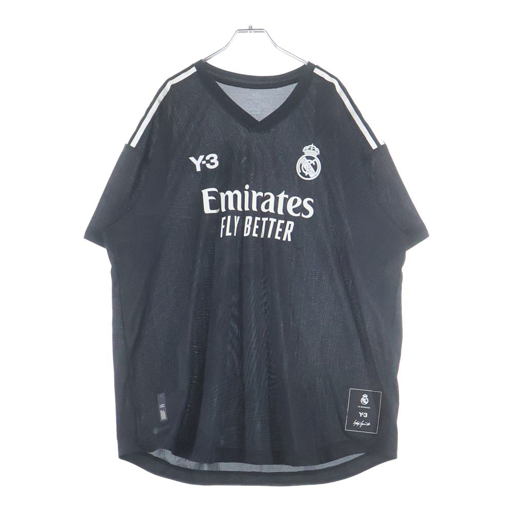Y-3(ワイスリー) 22SS ×REAL MADRID FOURTH JERSE レアルマドリード ユニフォーム ブラック HI3983
