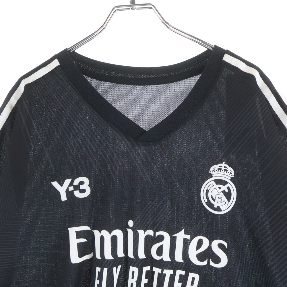 Y-3(ワイスリー) 22SS ×REAL MADRID FOURTH JERSE レアルマドリード ユニフォーム ブラック HI3983