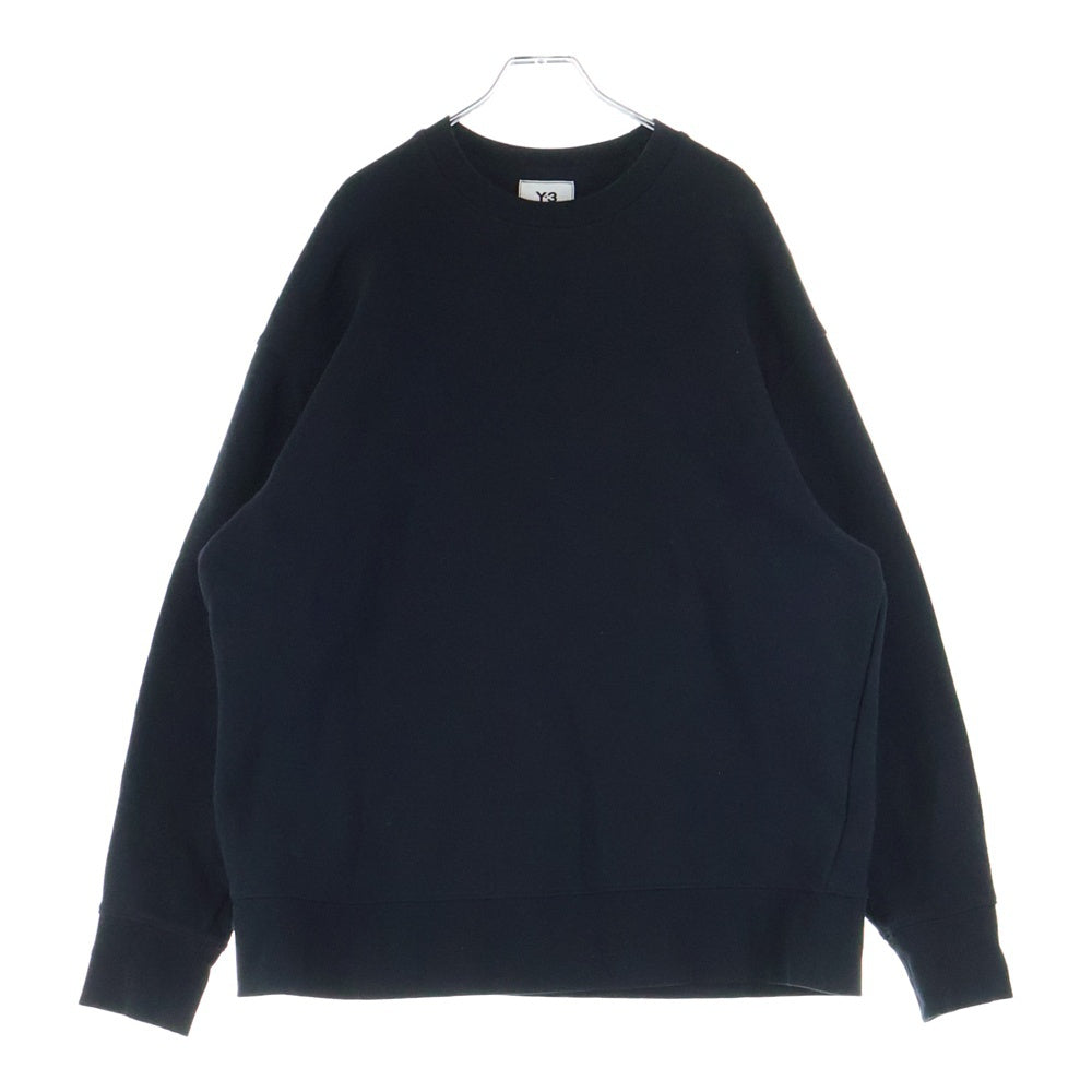 Y-3(ワイスリー) TERRY CREW SWEATSHIRT テリークルーネックスウェットトレーナー H16333 ブラック