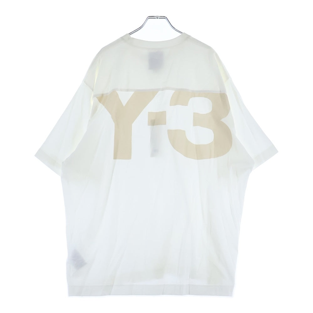 Y-3(ワイスリー) CLASSIC PAPER JERSEY SS TEE バッグプリント 半袖Tシャツ GV4186 ホワイト