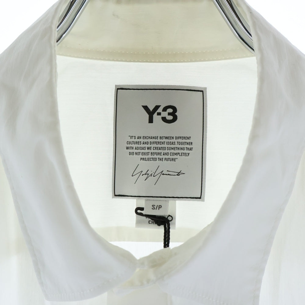 Y-3(ワイスリー) 20AW CLASSIC SHIRT クラシックシャツ 長袖シャツ FN3375 ホワイト
