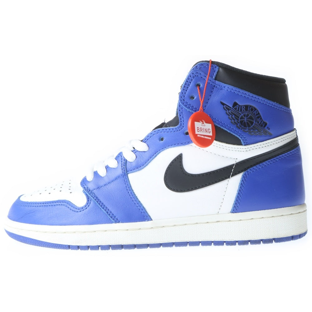 NIKE(ナイキ) AIR JORDAN 1 HIGH OG GAME ROYAL 555088-403 エアジョーダン 1 ゲームロイヤル ハイカットスニーカー ホワイト/ブルー US9.5/27.5cm