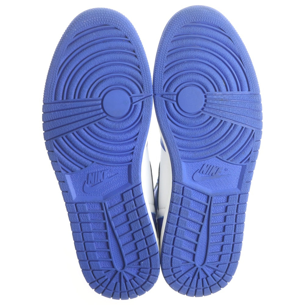 NIKE(ナイキ) AIR JORDAN 1 HIGH OG GAME ROYAL 555088-403 エアジョーダン 1 ゲームロイヤル ハイカットスニーカー ホワイト/ブルー US9.5/27.5cm