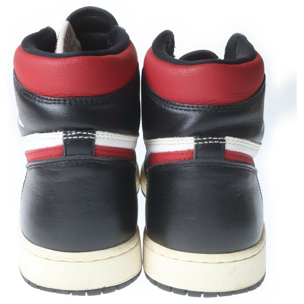 NIKE(ナイキ) 【観賞用】AIR JORDAN 1 RETRO HIGH OG GYM RED 555088-061 エアジョーダン1 ジムレッド ハイカットスニーカー ブラック/レッド/ホワイト US11/29.0cm