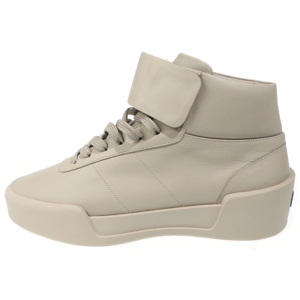 FEAR OF GOD(フィアオブゴッド) AEROBIC HIGH レザーハイカットスニーカー ベージュ FG881-103FLT