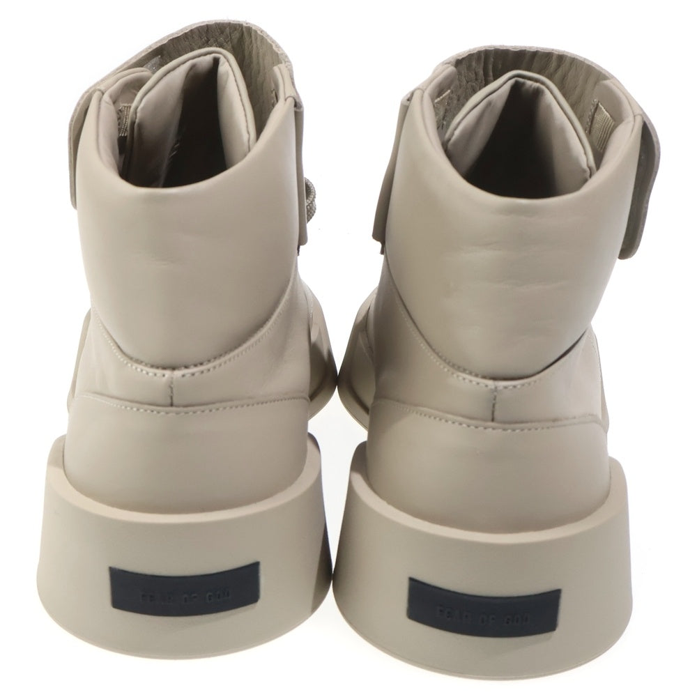 FEAR OF GOD(フィアオブゴッド) AEROBIC HIGH レザーハイカットスニーカー ベージュ FG881-103FLT