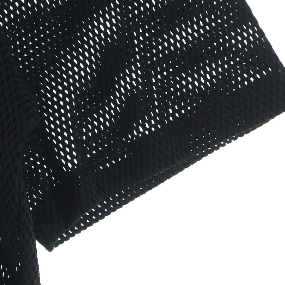 AMIRI(アミリ) 22 MESH ベースボール メッシュシャツ ブラック