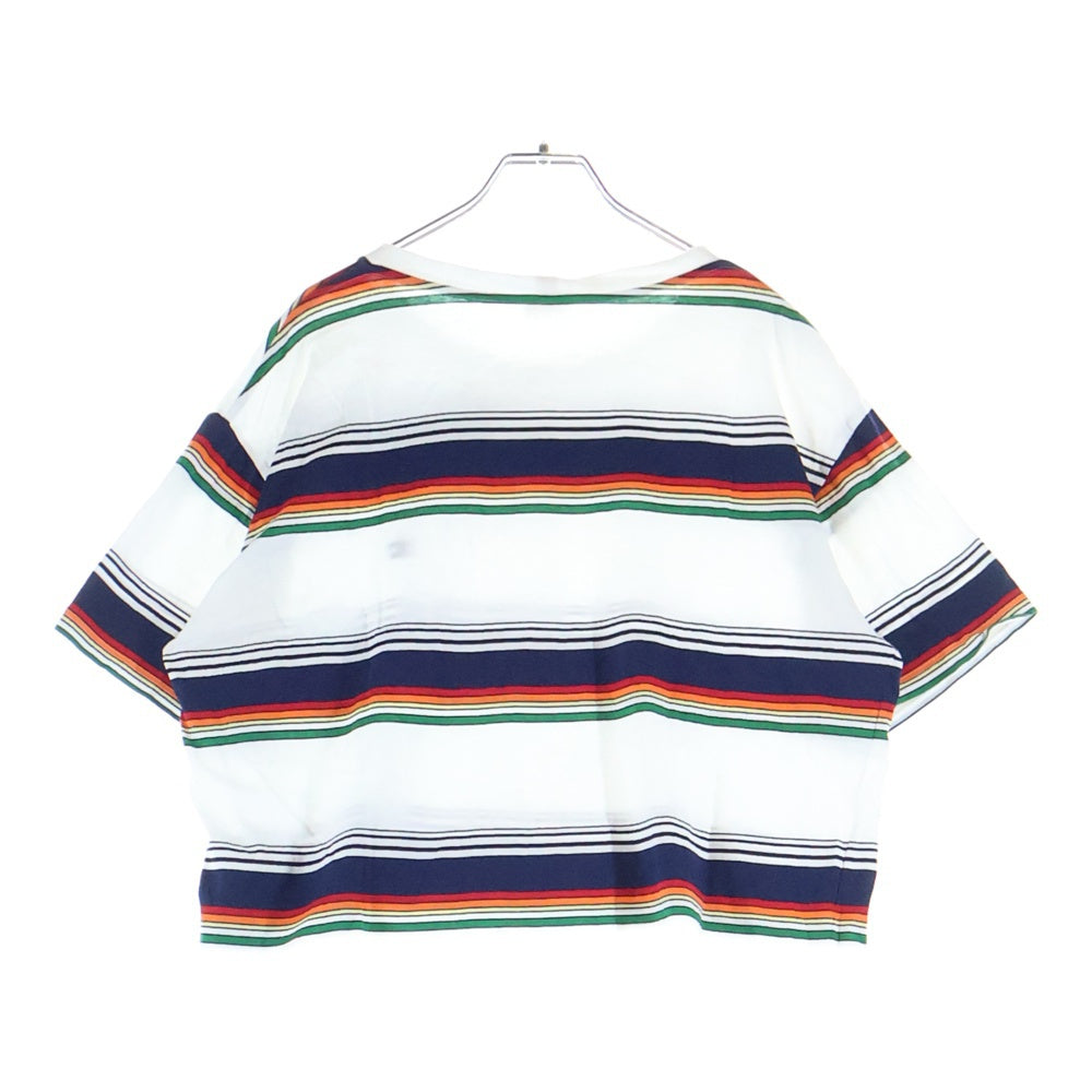 CELINE(セリーヌ) トリオンフ ボーダールーズ 半袖Tシャツカットソー ホワイト 2X04I807M 01MU レディース