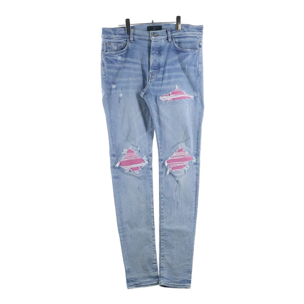 AMIRI(アミリ) ダメージ加工スキニーデニムパンツ ジーンズ インディゴ