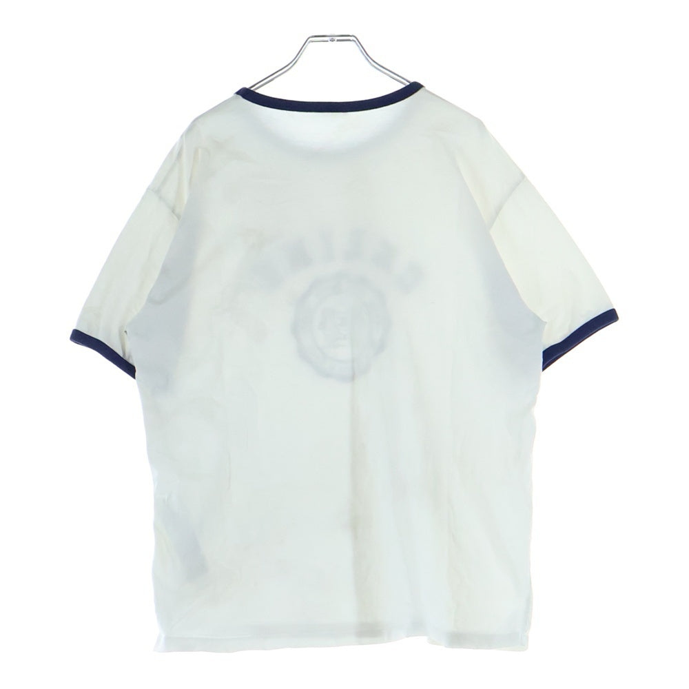 CELINE(セリーヌ) BLASON LOOSE フロントロゴプリント 半袖Tシャツカットソー ホワイト RX00F507Z CAS4 レディース