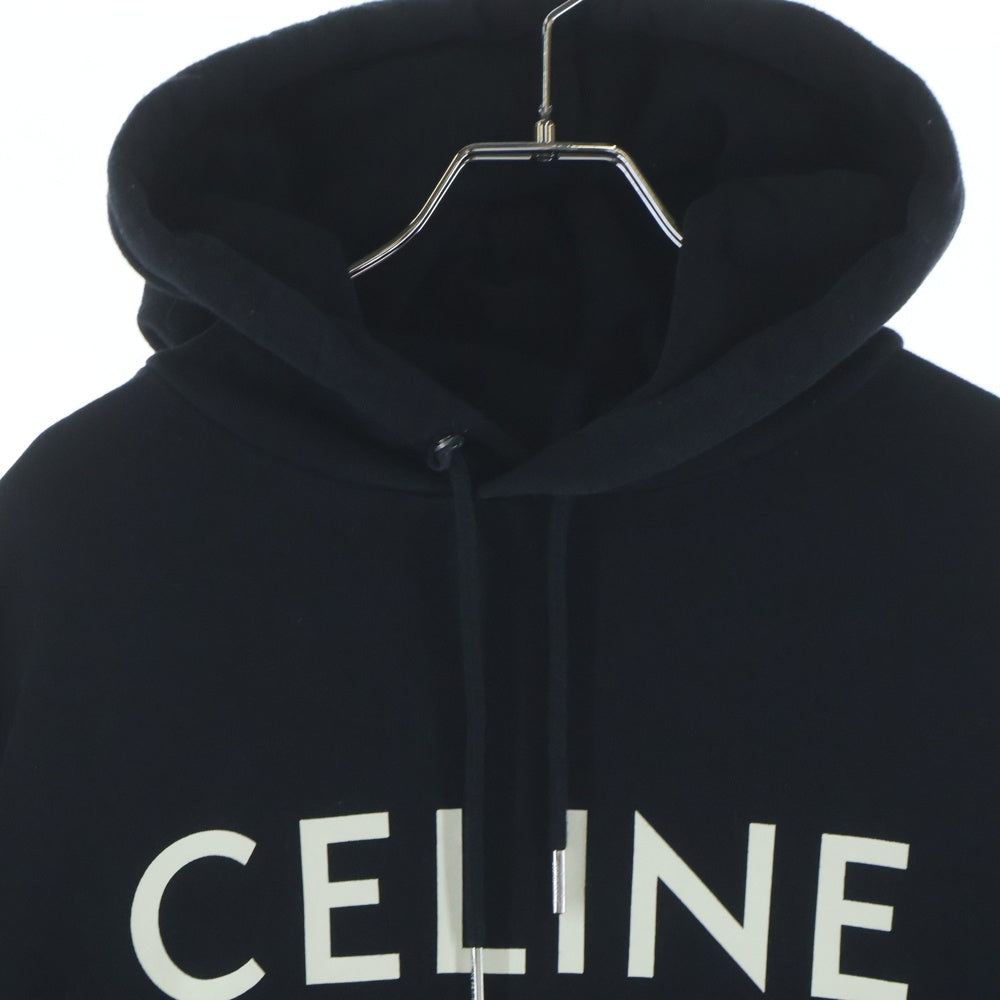 CELINE(セリーヌ) クラシックロゴプルオーバーパーカー フーディ ブラック 2Y321670Q